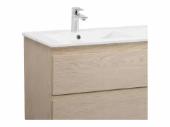 Mueble de lavabo doble suspendido SORRENTO de 120 cm con encimera de cerámica^ Clearance