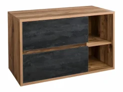 Vente-unique Mueble de lavabo suspendido - cuarto de baño estilo loft - 100 cm - TIKITIKI Color natural claro Best