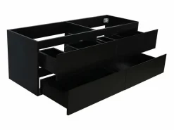 Mueble De Baño Con Doble Lavabo|Mueble de lavabo suspendido SORRENTO de 4 cajones, 120 cm