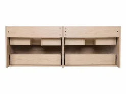 Mueble de lavabo suspendido SORRENTO de 4 cajones, 120 cm^ Discount
