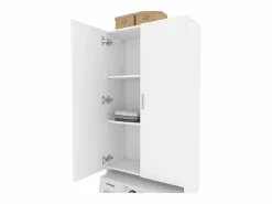 Vicco Mueble de lavadora 64x26x190 martha Blanco Best