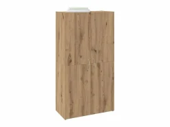 Mueble de oficina con estante, roble artesanal, 60 x 32 x 115 cm^ Outlet