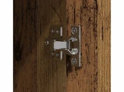 Mueble de oficina con estantes, 2 piezas, madera antigua, 60 x 32 x 153 cm Marru00f3n Outlet