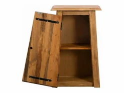Mueble de pared para baño madera maciza de pino 42x23x70 cm^vidaxl Online