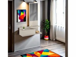 duehome Perchero|Mueble de recibidor Fiord SH Blanco Roto