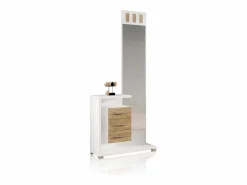 duehome Mueble de recibidor Prisma Cambria - Blanco Best