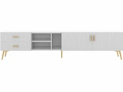 ModernLuxe Mueble de televisión escandinavo contemporáneo de 180 cm para TV de 75