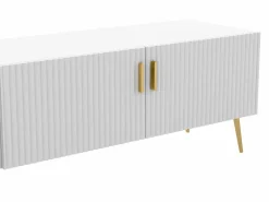 ModernLuxe Mueble de televisión escandinavo contemporáneo de 180 cm para TV de 75