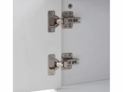 Mueble de TV de 200 cm, mueble de TV con 2 puertas y 2 cajones, estilo moderno, para salón y oficina^OKWISH