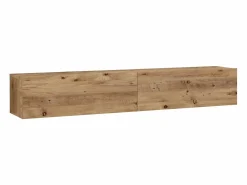 Mueble de TV de pared con 2 puertas - Luz natural - AUBEPINA^Vente-unique Sale