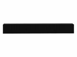 Vente-unique Mueble de TV flotante con 3 puertas - - DANTAY de Pascal Morabito Negro Hot