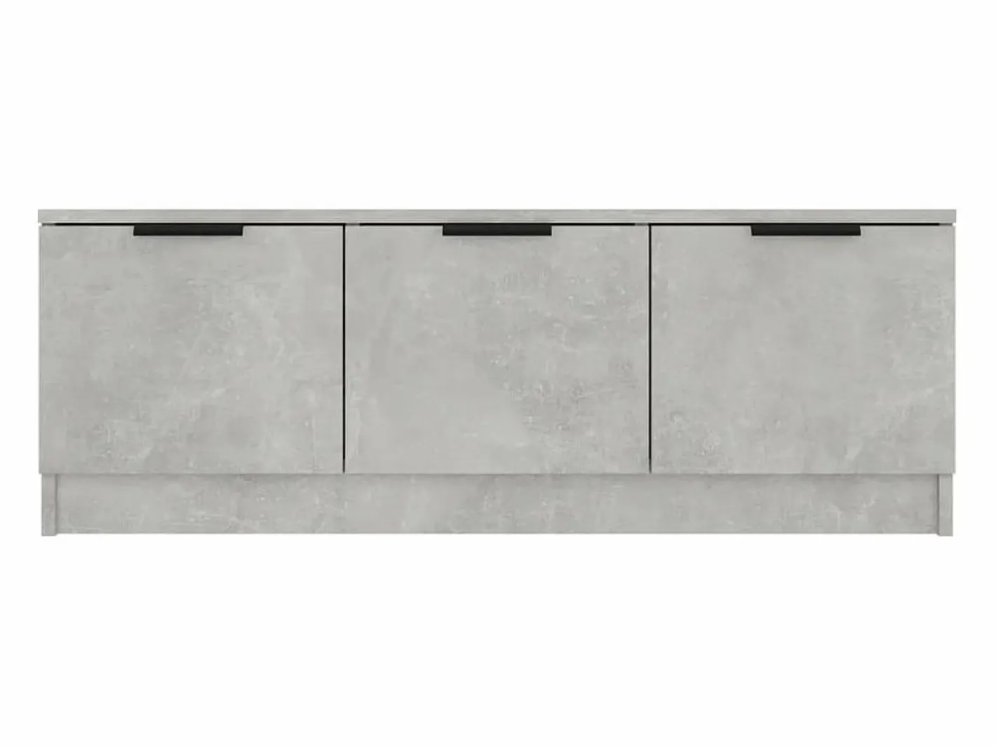 Mueble de TV madera contrachapada hormigón 102x35x36,5 cm^Clicnbuy Outlet