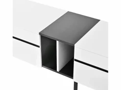 Mueble de TV moderno 180x38x45 cm - 3 puertas - con estantes abiertos -^ModernLuxe New