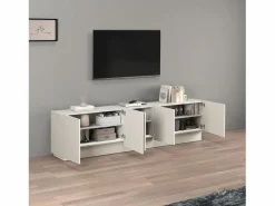 Mueble de TV Vela con 5 puertas color cachemira 225x35x60,4 cm^ Sale