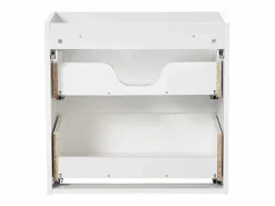 Petits-Meubles Mueble doble lavabo 160cm cesto Riva Blanco y Madera Color natural claro Outlet