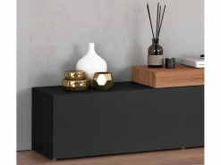 Mueble extensible para TV Chronos con 1 puerta abatible antracita/roble 190/350x40x51 cm^ Outlet