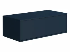 Mueble flotante para lavabo en color azul, L94 cm, TEANA^Vente-unique