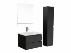 Mueble individual + lavabo + espejo + columna SORRENTO^ Clearance