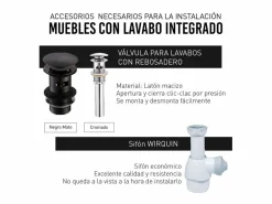 Mueble Lavabo + Lavabo Doble 120 cm MONTADO - PIACENZA^STANO Hot