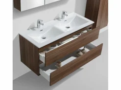 STANO Mueble lavabo + lavabo 120cm MONTADO SIENA Nogal Color natural oscuro Best