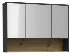 Mueble lavabo doble a instalar con mueble espejo - baño - 120 cm - YANGRA^Vente-unique Sale