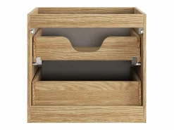Mueble lavabo individual encastrado 60cm Elora y madera^Petits-Meubles