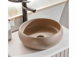 Mueble lavabo individual 60cm Zelie Cachemira y Madera^Petits-Meubles Discount