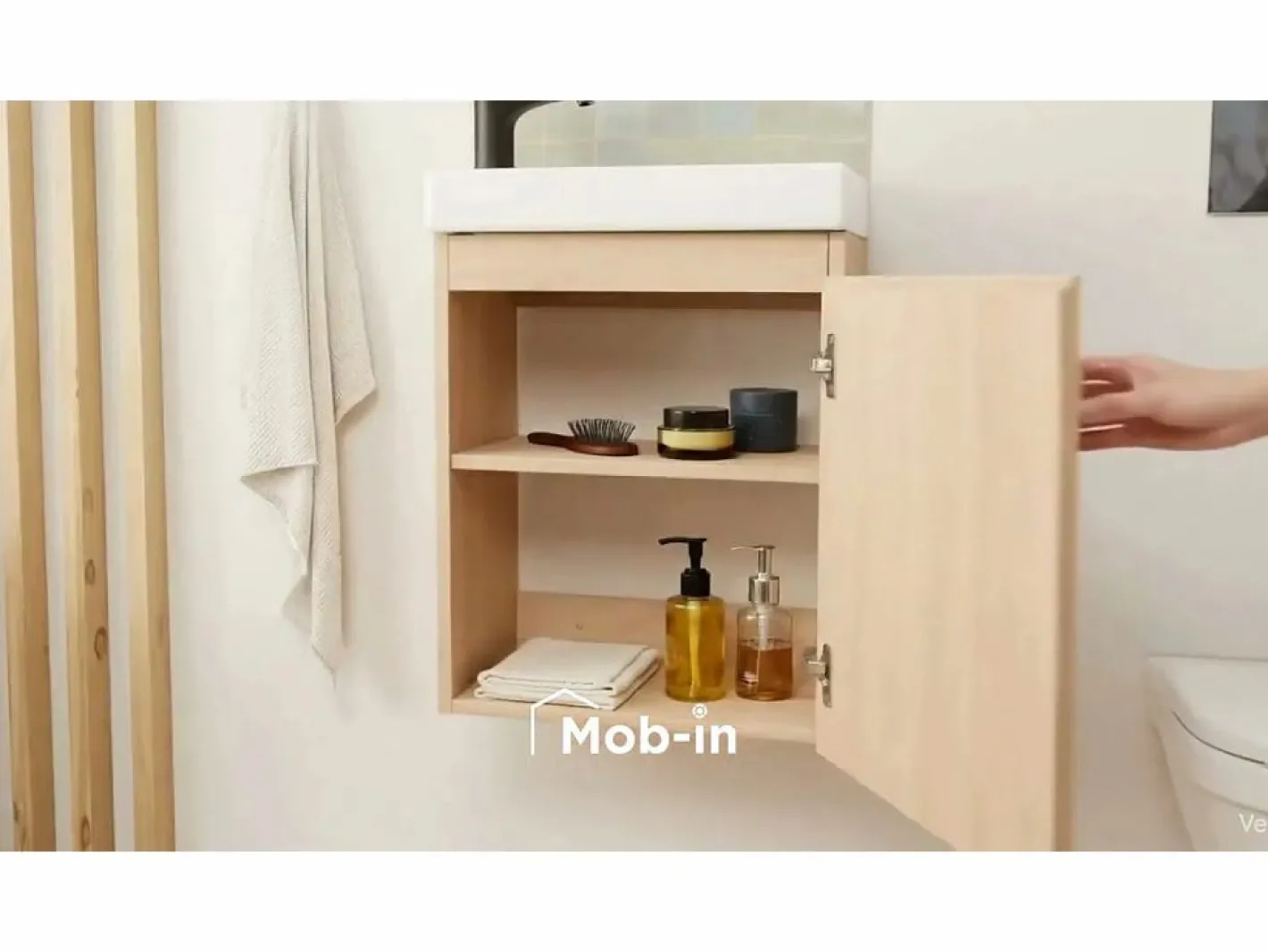 Mueble De Aseo|Mueble lavabo LISA + espejo + grifería