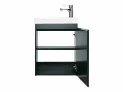 Mueble lavabo LISA + espejo + grifería^ Outlet