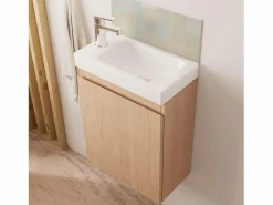 Mueble lavabo LISA + espejo + grifería^ Clearance