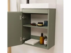 Mueble De Aseo|Mueble lavabo LISA + espejo ovalado