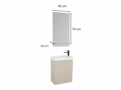 Mueble lavabo LISA + estante espejo^ New