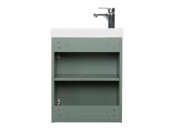 Mueble lavabo LISA negro + grifería^