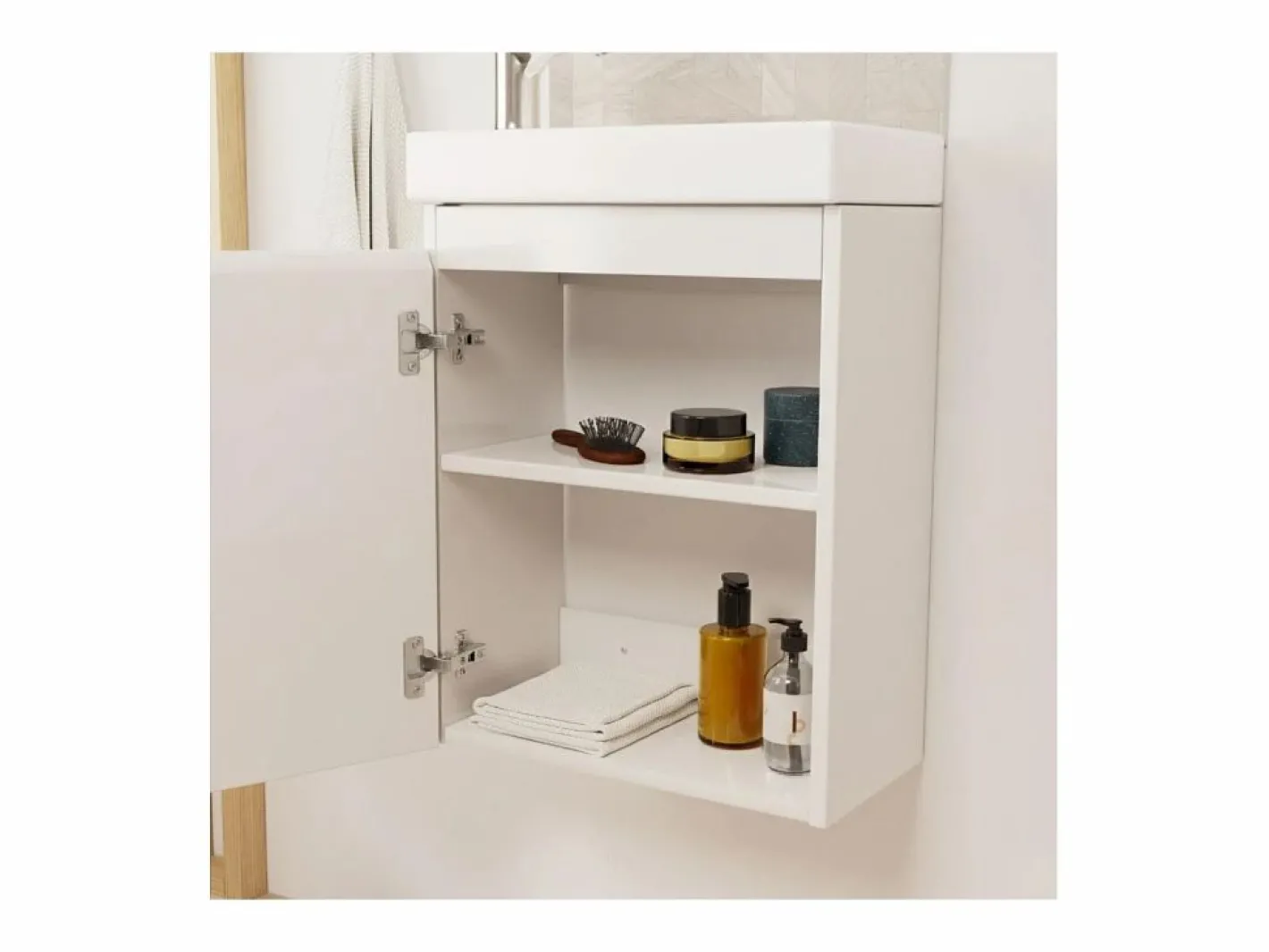 Mueble De Aseo|Mueble lavabo LISA negro + grifería