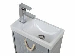 Mueble lavabo MISTRAL gris marino Negro Best