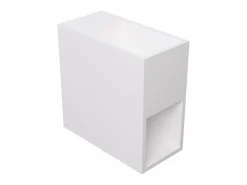 Mueble lavamanos suspendido en solid surface con estante - 40 cm - PUMORI^Shower & Design Best