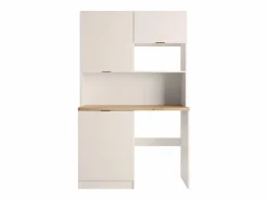 Vente-unique Mueble multifunción para cocina y lavadero - Con encimera 120 cm - Beige y natural - CARMEO Beige / Color natural claro Best