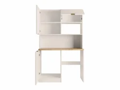 Vente-unique Mueble multifunción para cocina y lavadero - Con encimera 120 cm - Beige y natural - CARMEO Beige / Color natural claro Best