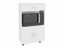 Vitrina Para Vajilla|Mueble móvil de cocina haaus Arno, 1 cajón, 2 puertas, , 60 x 35 x 100 cm
