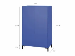 Aparador|Mueble organizador multiusos azúl VERNER