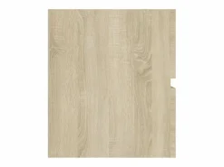 Mueble De Baño Simple|Mueble para fregadero de roble Sonoma de 90 x 38,5 x 45 cm de madera de ingeniería