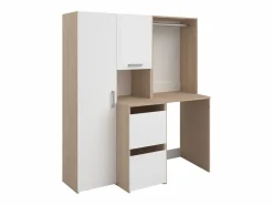 Mueble para lavadora con almacenamiento - Natural claro - L157 x A184 cm - ERKANO^Vente-unique Hot