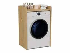 Mueble para lavadora, Roble Artesano, 64 x 97,5 x 50 cm^ Clearance