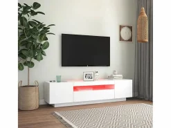 Mueble para TV con luces LED 160x35x40 cm^Clicnbuy Online