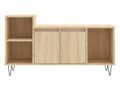 Mueble para TV madera contrachapada roble Sonoma 100x35x55 cm^vidaxl New