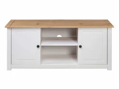 Mueble para TV madera de pino estilo Panamá 120x40x50 cm ES97247^ New