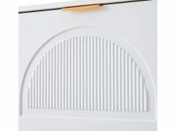 Mueble para zapatos moderno 60x24x114 cm - con 3 puertas abatibles -^ModernLuxe Sale