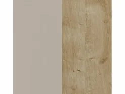 duehome Armario De Entrada|Mueble recibidor con perchero Vesta Roble Beige