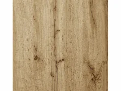 Mueble recibidor Espejo integrado y banco 110x38x190cm Puertas efecto ratán MDF y tablero de partículas y efecto madera ganchos dorados iluminación LED Blanco Discount