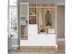 Concept-Usine Mueble recibidor estilo escandinavo ANKA Marru00f3n New